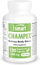 Supersmart - Champex Mushroom (Agaricus Bisporus Özü) Gündə 1500 mq - Body Odor & Bad Breath Supplement - Daxili Deodorizer