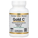 California Gold Nutrition C, Vitamin C, 1000 mg Veggie Capsules, 60 Count