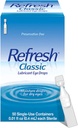Refresh Classic Lubricant Eye Drops, Preservative- Free, 0.01 Fl Oz Single-Use Containers, 50 Počet, Balení po 1, Balení květen Vary