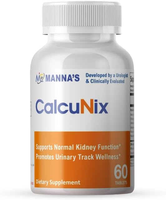 Manna CalcuNix Kidney Suplemento de apoio á pista urinaria 60 Tablets