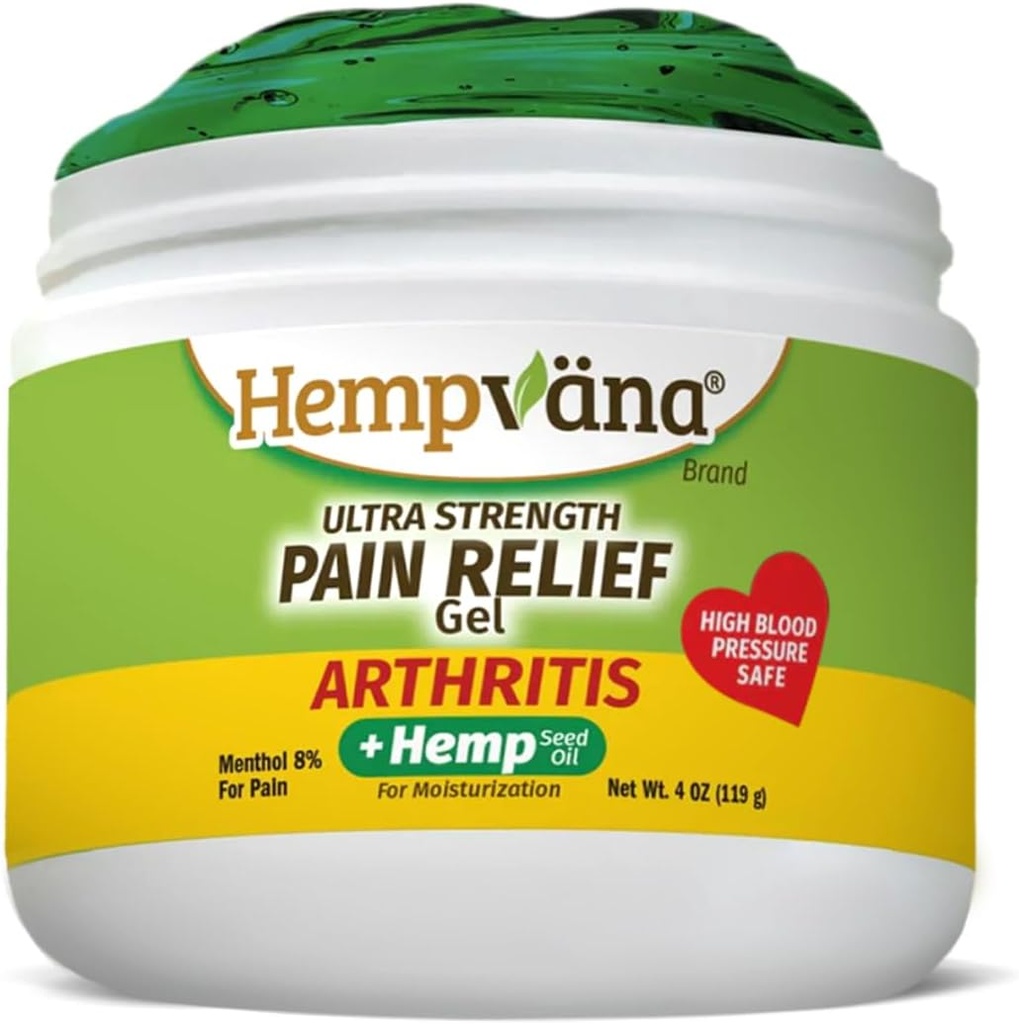 Hempvana Artrit Ağrıya Yardım Gel, Kass və Birləşmişlərdə Arthritis üçün ultra-Strength. Hemp Seed Oil, AS SEEN ON TV ilə dəstəkləndirilmişdir. Qeydsiz. Ətraflı Uzun Son Yardım. İşlər Fast, 4 Oz.