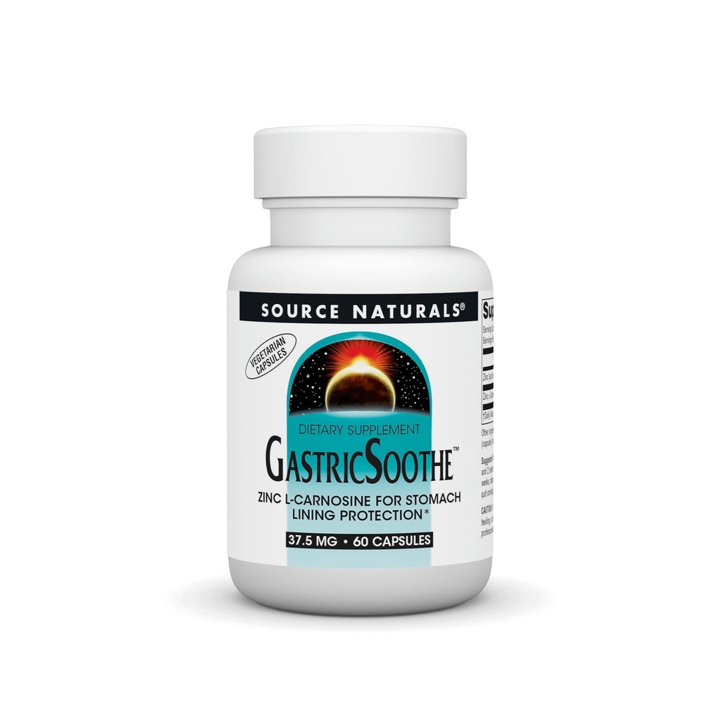 Source Naturals GastricSoothe Zinc L Carnosine* - 60 Veggie Caps