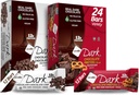 NuGo Dark Varety - Chocolate Pretzel 12 Bars & Chocolate Chip 12 Bars, 12g Protein, Vegan, Gluten Free, Non-GMO, Kosher Pareve, 24 Count