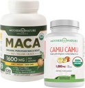 Органични витамини C + Maca Root капсули  по Natural Energy & Имунна поддръжка