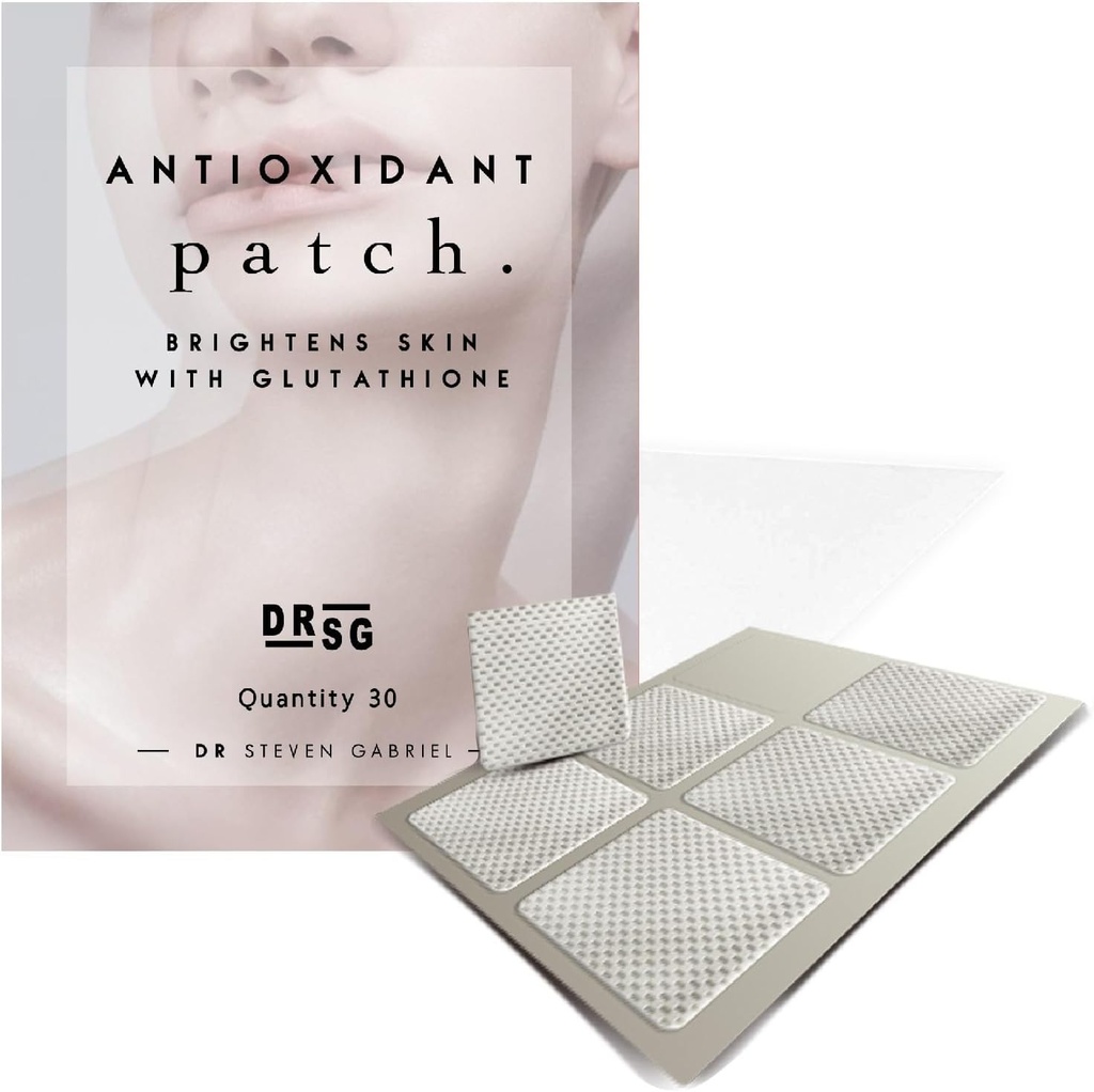 Dr. Steven Gabriel . Glutathione Antioxidant Patch . Brightens Skin . 30 Day Supply