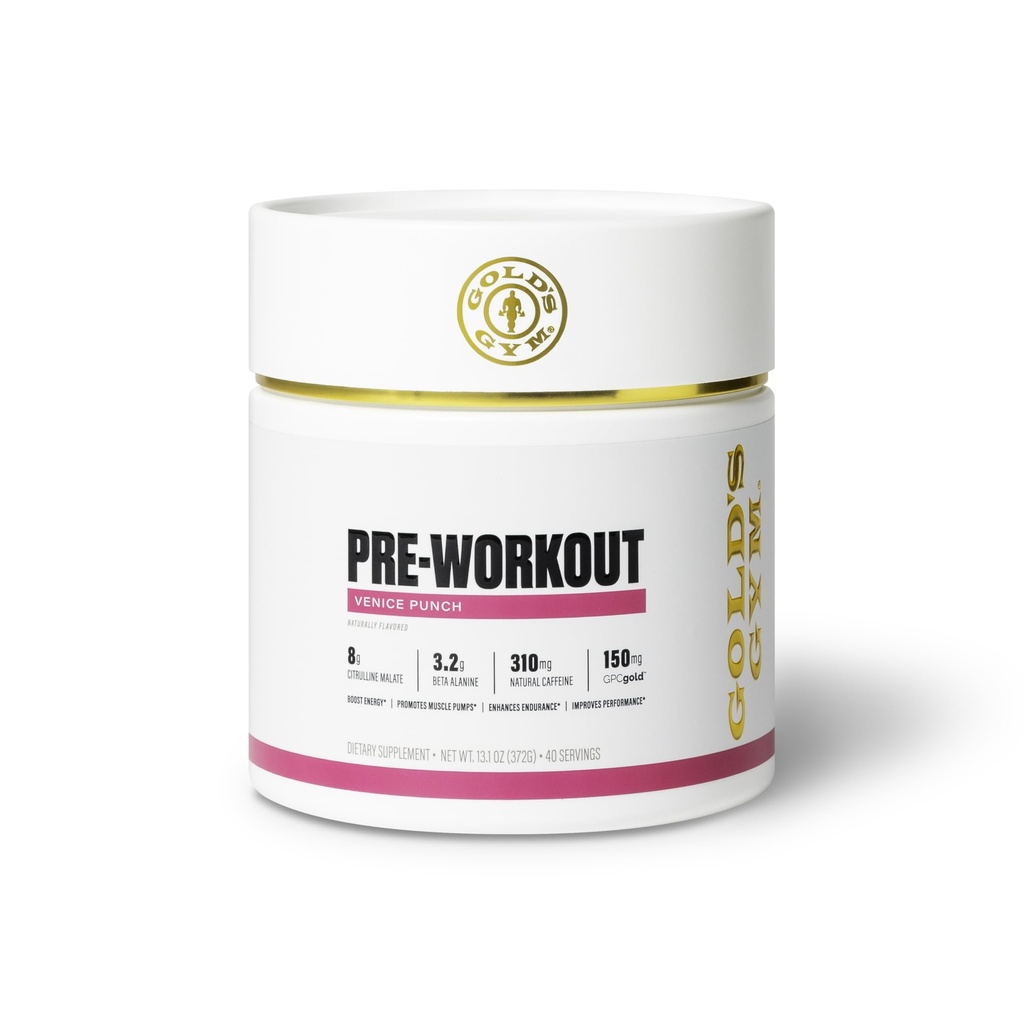 Gold's Gym Pre-Workout Powder, Venice Punch