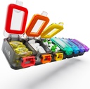 Fullicon Weekly Pill organizators 7 dienu Ultra Mitruma un Spill Proof Daily Pill kaste, liela medicīnas Case with Secure Buckle, Compact Travel Pill Konteiners Pill, Vitamīnu, & Zivju eļļa (Rainbow Black)