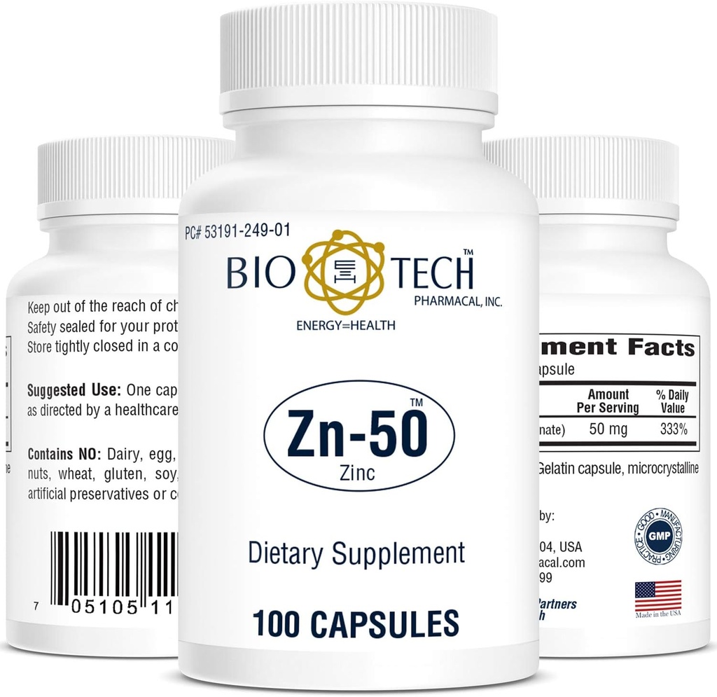 BioTech Pharmacal - Conte Zn-50-100