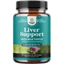 Natures Craft Liver Cleanse Detox & Repair - Herbal Liver Support Milk Thistle Supplement - Silymarin Milk Thistle Supplements with Dandelion Root, Choline, Beetroot & Artichoke Extract - 90 Count