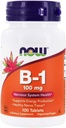 Nå Matvarer Vitamin B-1 (Thiamin), 100 tabletter / 100 mg (Pack of 2)