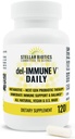Del-Immune V® Daily by Stellar Biotics, All-Natural Immune Support & Gut Health, Imediate Care, Metabiótico: NextGen Probiotic Therapy (120 Caps)