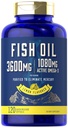 Carlyle Fish Oil 3600mg | 1080mg Omega 3 | 120 Count | Non-GMO and Gluten Free Supplement