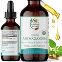 Ashwagandha Tincture - Vitality, Calms The Mind, 면역 지원, Adaptogen, 레몬 발름, 초본 보충 촉진 - 2 Fl Oz