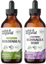 Tintura d'oro biologica 4 fl oz & Echinacea Tintura 4 fl oz