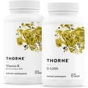 THORNE - Bone Health Bundle - K-vitamiini & D-5000 Combo vahvoille luut - 30-60 Tarjoilut