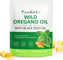 Oregano Softgels, 120 Count Oregano Yağ Ekspert Kapsülləri, 2 1 6000mg Black Seed Oil 200mg, Organic Oregano Oil Özü, Non-GMO, Gluten Pulsuz
