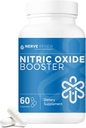 Nerve Reew Nitric Oxide Booster - Příplatek k oxidu dusnatému s L Arginin hydrochloridem pro kompletní Nerve Nurition - 60 Kapsle