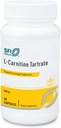 Klaire Labs SFI Health L-Carnitine Tartrate - 500 mg Aminosyra, stabiliserad L-karnitin - Ingen syntetisk D-karnitin (60 kapslar)