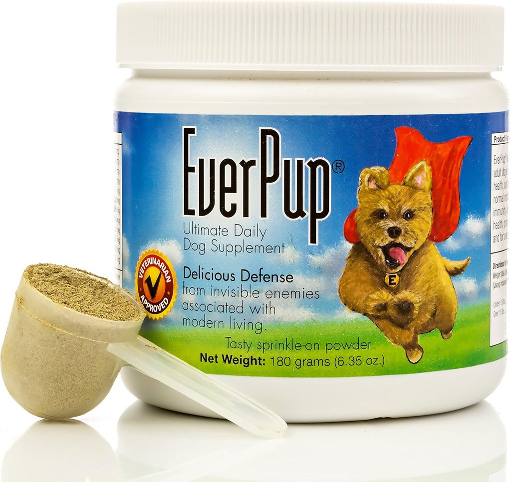 Tambahan anjing EverPup Ultimate dengan Glucosamin, Prepotik, Propoptogens, Vitamin dan Mineral untuk Joints Healthy, Imunitas, Ketegangan, Kesehatan Skin