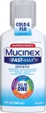 Mucinex Fast- Max Maximum Power All-inOne Cold & Flu, 9 oz Bottle, for Use On Headtaches, Body Pain, Sore Throats, Fever, Chest Contrable, Batuk, Konsuling Nasal / Sinus, dan Tekanan Sinus