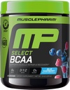 MusclePharm Essentials BCAA pulber, Pre & Post treeningu taastamise jook, toetab lihaste taastumist ja energiatootmist, olulisi aminohappeid, 30 serveerimist, sinist vaarikamaitset