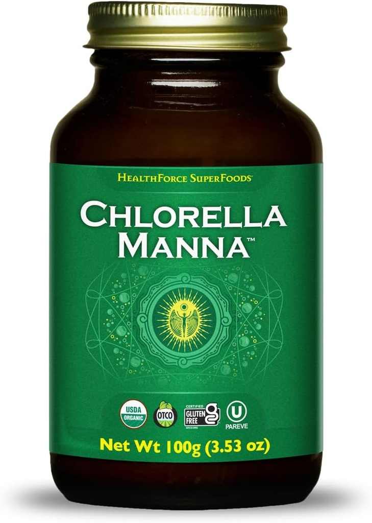 HealthForce SuperFoods Chlorella Manna - Powder - 100 Grams