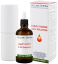 2.2% Lugol's Iodine Solution 3.4 Fl Oz | Pharmaceutical Grade Ingredients | Lugols Solution Made with Iodine and Potassium Iodide | Third-Party Tested | Heiltropfen®
