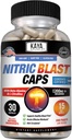 Kaya superial - Nitric Blast Poweralll-Natural Herbal Supplement for Maximum Health Benefit 124; Pre-Workout 124; Meningkatkan Energi 124; Diimproved Nighttime Performance (30 Count (Paket 1)