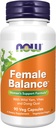NOW Foods Suplementos, Equilibrio Feminino con salvaxe Yam, Vitex, Dong Quai, GLA, vitamina B-6 e Folato, 90 cápsulas