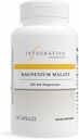 Thérapeutique intégrative Malate de magnésium - Supplément de magnésium pour le métabolisme cellulaire* - Soutien à la santé osseuse et à la fonction musculaire* - Sans gluten et sans lait - 90 capsules (90 portions)