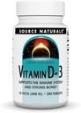 Kilde Naturals vitamin D-3 400 IE 200 tabletter