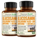 Joint Support Supplement with Glucosamine Sulfate, Hyaluronic Acid, Boswellia & MSM – Supports Joint Health, Mobility & Bone Strength – for Daily Use – FSA Eligible 2 Pack