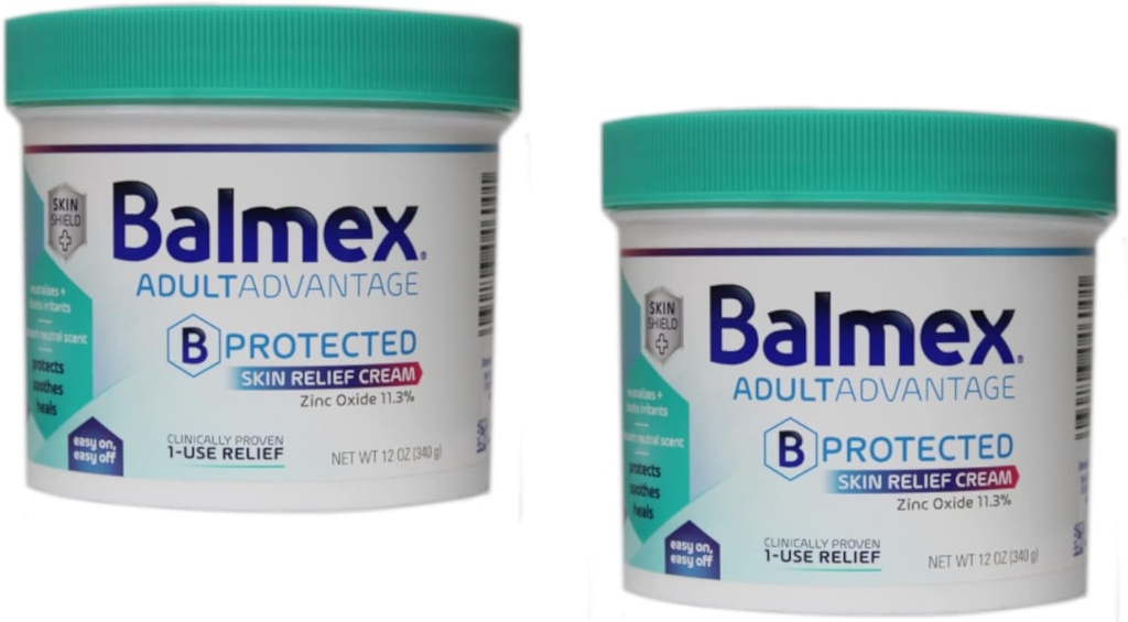Balmex Adult Care Rash Cream, 12oz, (Pack von 2)