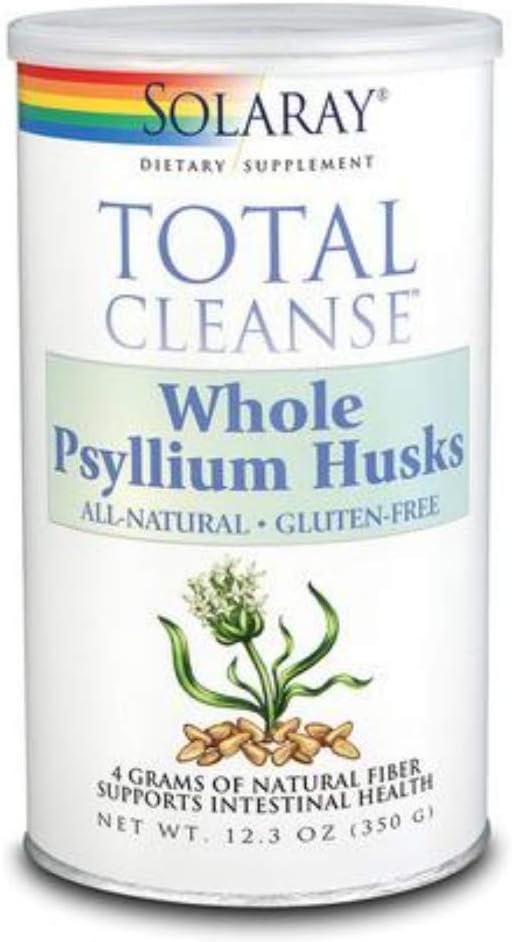 SOLARAY Pyllium Husk, Proszek, Nieflaworyt (puszka)