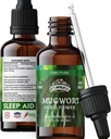 Mugorf kivonat Folyékony cseppcseppek - Organic Relaxation, Alvástámogatás Drops - Természetes Mugorf tinktúra - Made in USA - 2 Fl Oz