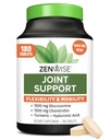 Zenwise Health Joint Support Supplement with Glucosamine Chondroitin MSM, Curcumin & Sulfate - Joint Health for Women & Men - Mobility & Flexibility Support for Knee, Cartilage & Bone - 180 Count