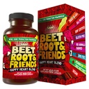 Beet Root Capsules - Circulation, Heart-Healthy Energy - w Grape Seed Extract & Ginseng 60 Count Vegan
