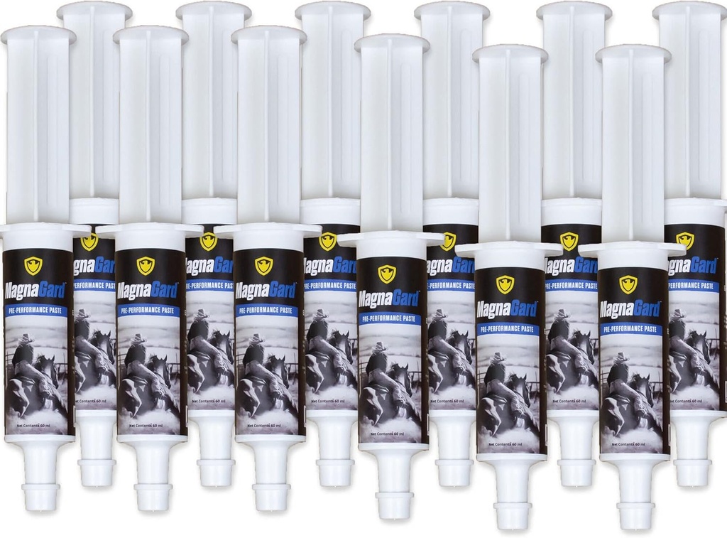 Pre-Performance Calming Paste för hästar - All naturlig gastric stöd av Eagle Equine (12 Pack)