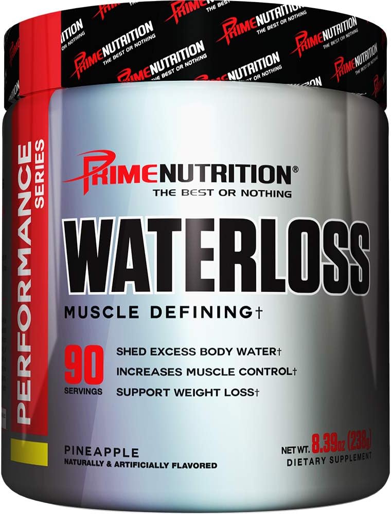 Water Loss | Prime Nutrition | Muscle Defining | 90 Servings | 238 Grams | Pineapple