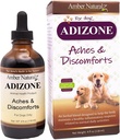 אמבר NaturalZ Adizone Herbal תוסף לכלבים | תמיכה בתגובה בריאה של Inflammatory, Occasional Discomfort, ותפקוד משותף | סיוע טבעי עבור Active and Aging Canines