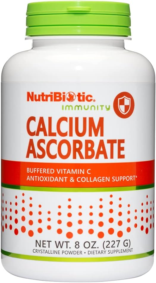 NutriBiotic - kalcijev askorbat Vitamin C v prahu, 8 Oz 