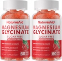 METAL Glycinate Gummies 1000mg - Vitamin D, B6, Q10 Calm Mood & Sleep Support - 120 Strawberry Gummies - 2 Pack