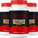 NutraRize (Pack of 3 Sugar Defender Supplement to Maintain Healthy Levels, Sugar Defense 24 All-Natural Dietary Pills, Advanced Support Formule for Wellness, Recenzia (180 Kapsule)