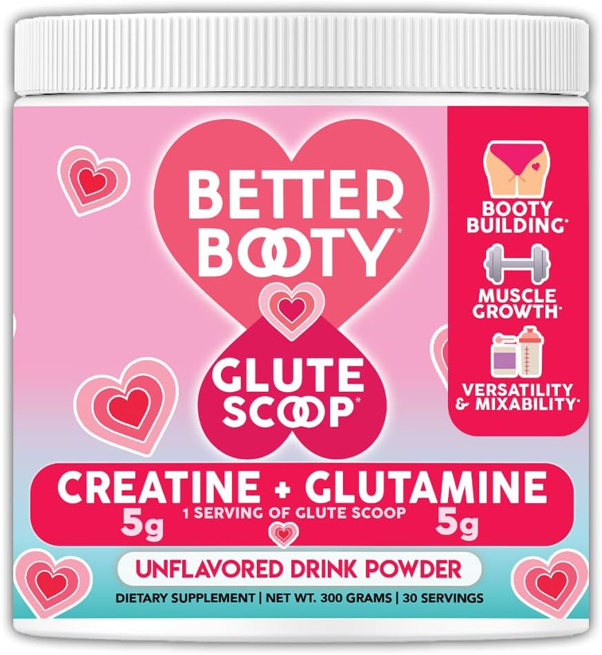 Betere Booty Glute Scoop, Creatine voor vrouwen Creatine + L