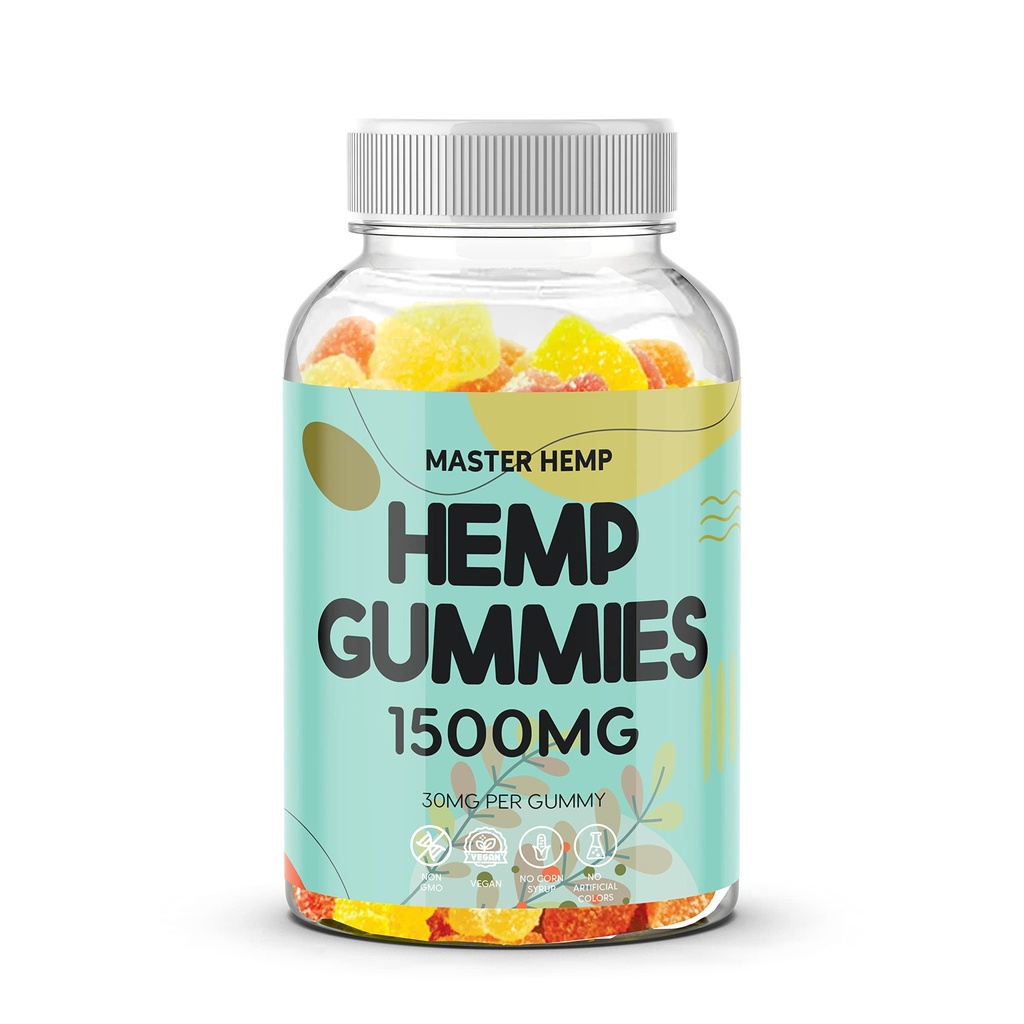 Naturals Fruit Hemp Gummies High Strength - Vegan Hemp Oil Infused Gummies Edibles Performance Great for Peace & Relaxation, Bloom Favorite Gummy