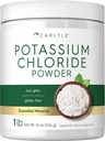 Carlyle Kalium Kloride pulver Supplement 16 oz | Mat klasse | Saltsubstitut | Vegansk, vegetarisk, ikke-GMO, Glutenfri