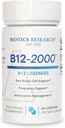 Biotics Research B12-2000TM Vitamina B12 2000 mcg, B6, Folate–B12 Sublingual Lozenges, Integratore di supporto per la metilazione, Alta Potenza, Altamente assorbibile, Naturale, Aroma di bacche, Dissolves Facilmente–60 Conta