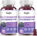 Catfit Glucosamina Chondroitin Gabytes,Extra Labora de Sanitat suplementari amb MSM i Elderberberry, Impodint imundant Support suplementari per a homes adults i dones (2 paquet)