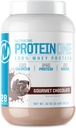NutraOne ProteinOne Whey Protein Promote Recovery and Build Muscle with a Protein Shake Powder for Men " Women (Gourmet Chocolate, 2 LB)