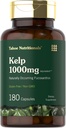 Tahoe Nutritionals Kelp Suplemento cápsulas | 1000mg | 180 Conde | Non-GMO & Gluten Free Extract